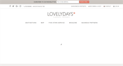 Desktop Screenshot of lovelydays.com